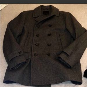 BANANA REPUBLIC Men’s Wool Peacoat